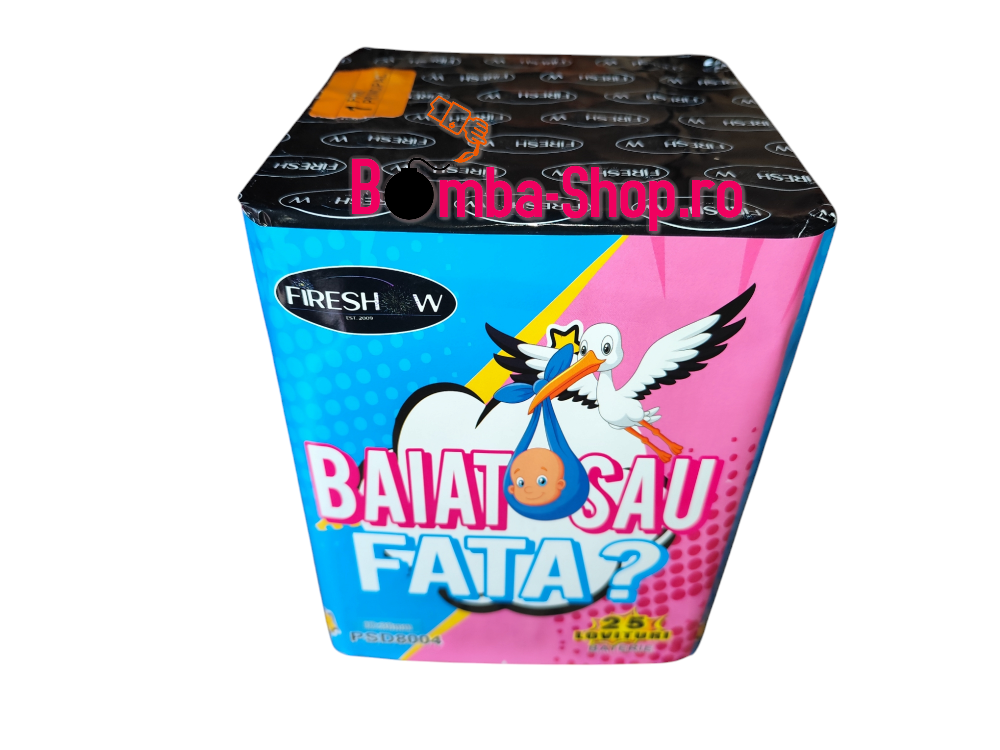 Baterie Artificii de Zi - Albastru (T1)